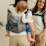 Herringbone Ombre Grey Toddler Onbuhimo PRO by LennyLamb LennyLamb