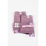 Ombre Pink Drool Pads & Reach Straps by LennyLamb