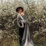 Little Herringbone Ombre Ragtime Woven Wrap by LennyLamb LennyLamb at Little Zen One