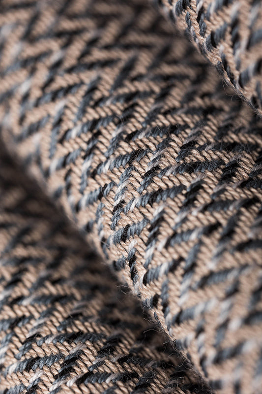 Little Herringbone Ombre Ragtime Woven Wrap by LennyLamb LennyLamb at Little Zen One