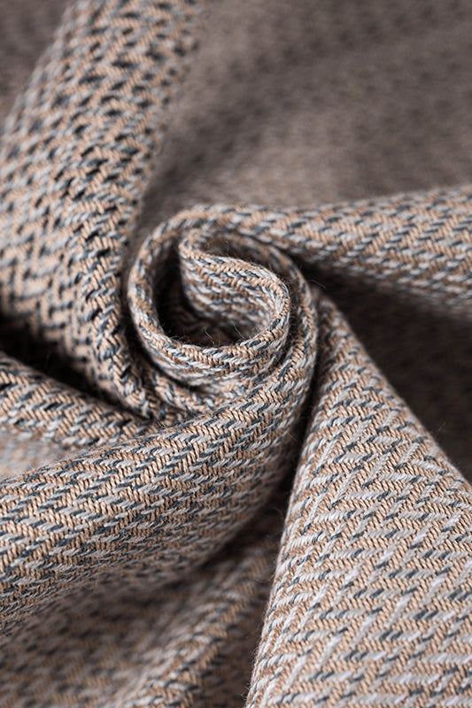 Little Herringbone Ombre Ragtime Woven Wrap by LennyLamb LennyLamb at Little Zen One