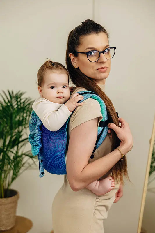 Peacock's Tail Fantasy Toddler Onbuhimo PRO by LennyLamb LennyLamb