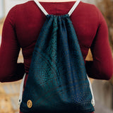 Peacock's Tail Quantum Sackpack by LennyLamb