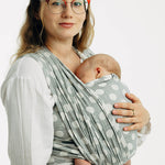 Polka Dots Plop Woven Wrap by LennyLamb LennyLamb at Little Zen One