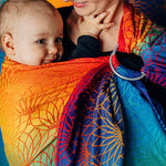 Rainbow Lotus Ring Sling by LennyLamb LennyLamb
