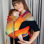 Rainbow Lotus Toddler Wrap-Tai by Lennylamb LennyLamb