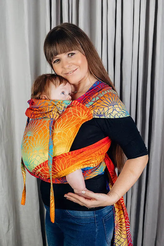 Rainbow Lotus Toddler Wrap-Tai by Lennylamb LennyLamb