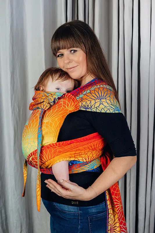 Rainbow Lotus Toddler Wrap-Tai by Lennylamb LennyLamb
