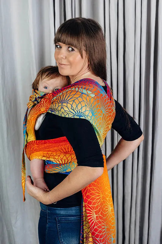 Rainbow Lotus Toddler Wrap-Tai by Lennylamb LennyLamb