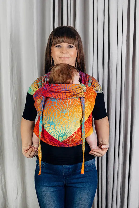 Rainbow Lotus Toddler Wrap-Tai by Lennylamb LennyLamb