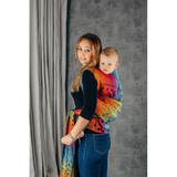 Symphony Rainbow Dark  Preschool LennyHybrid Half Buckle by LennyLamb