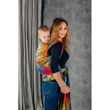 Symphony Rainbow Dark  Preschool LennyHybrid Half Buckle by LennyLamb