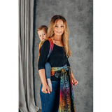 Symphony Rainbow Dark  Preschool LennyHybrid Half Buckle by LennyLamb