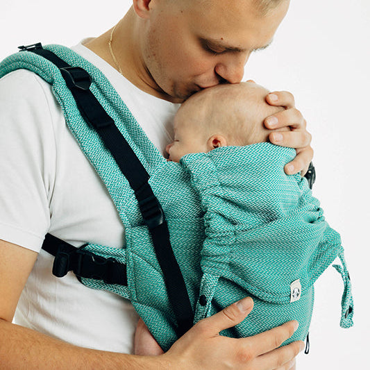 Little Herringbone Ombre Green LennyUpGrade Pro by Lenny Lamb LennyLamb at Little Zen One