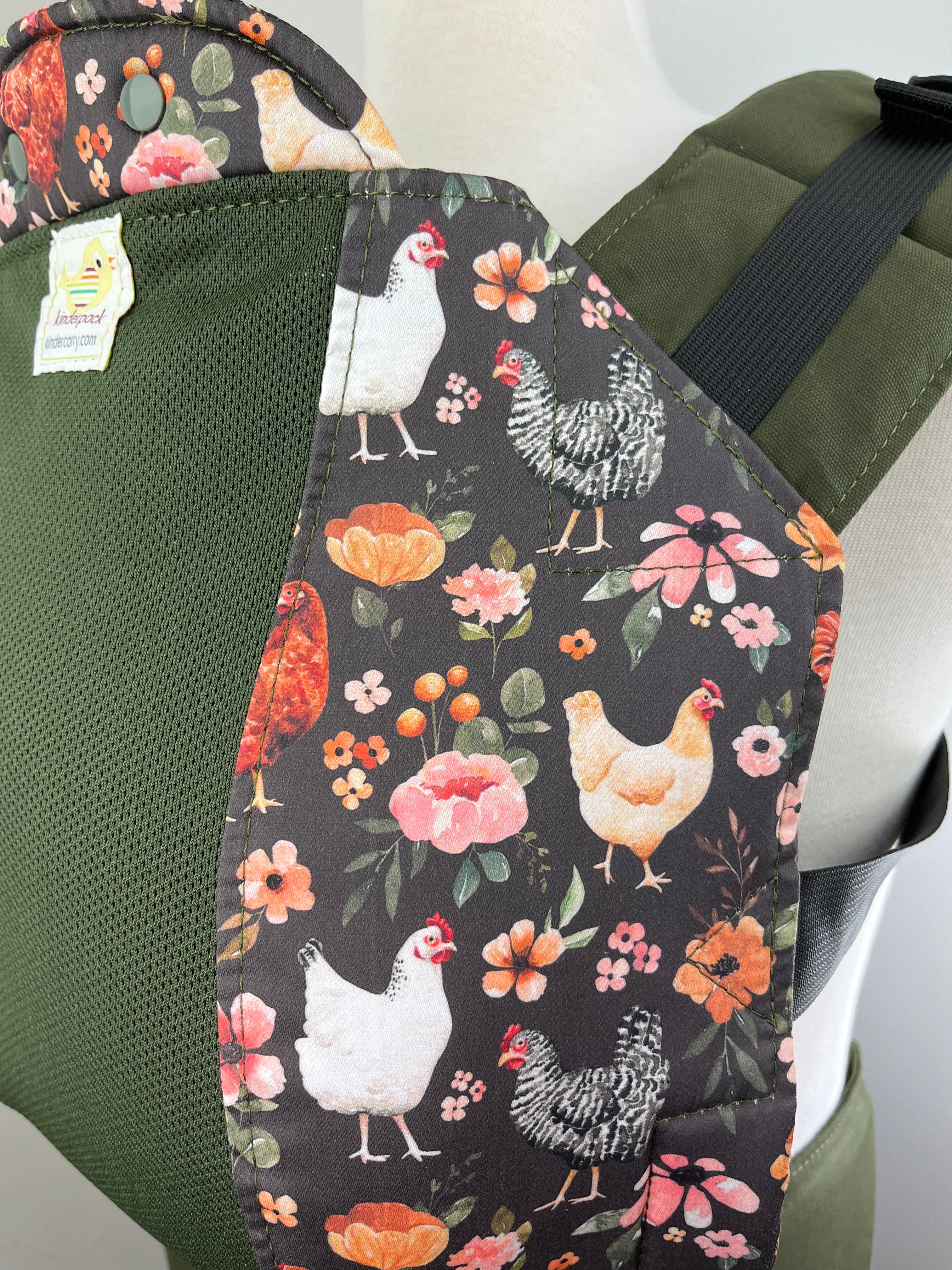 Little Zen One x Kinderpack Chickens Baby Carrier Deposit Kinderpack
