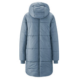 Mamalila Copenhagen Steel Blue Winter Maternity and Babywearing Coat Mamalila at Little Zen One