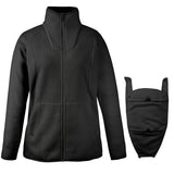 Mamalila Basel Black Fleece Maternity and Babywearing Jacket