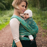 Starry Night Gold Dust Woven Wrap by Oscha