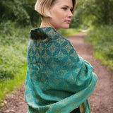 Starry Night Gold Dust Woven Wrap by Oscha
