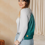 Ombre Green Sackpack by LennyLamb