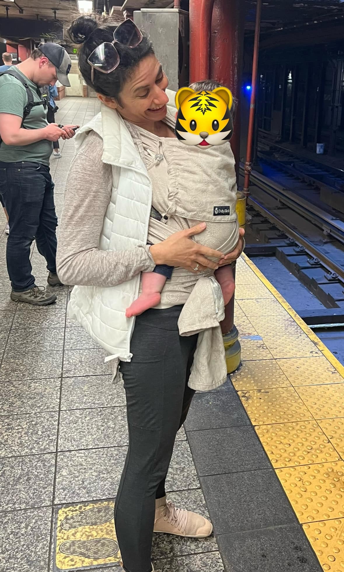 Magic Forest Almond DidyKlick 4u Half Buckle by Didymos Didymos at Little Zen One