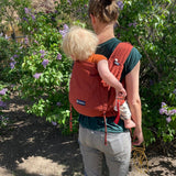 Rusty Red Toddler DidyKlick 4u Half Buckle by Didymos Didymos at Little Zen One