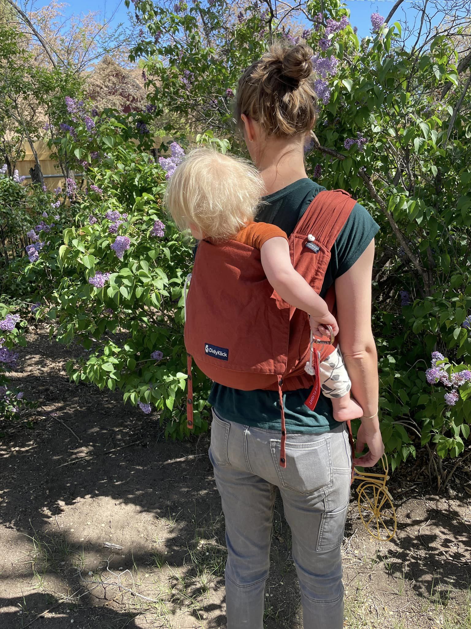 Rusty Red Toddler DidyKlick 4u Half Buckle by Didymos Didymos at Little Zen One