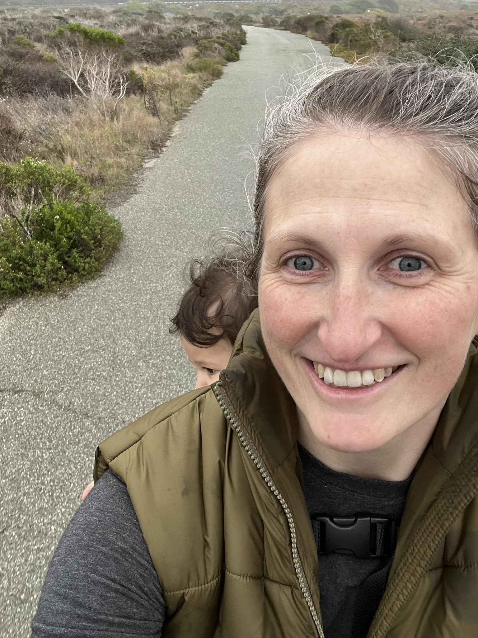 Mamalila Stockholm Khaki Unisex Babywearing Vest Mamalila at Little Zen One