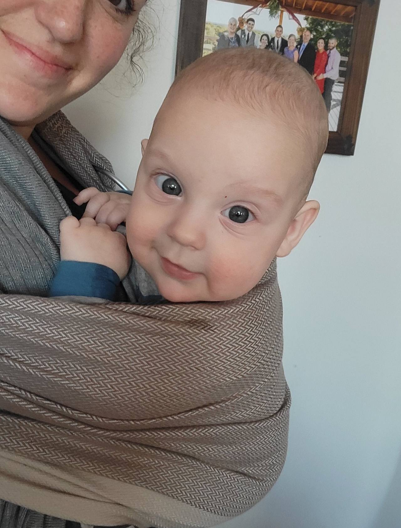 Cafe Latte Ring Sling by LennyLamb LennyLamb at Little Zen One