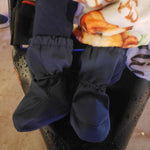 Babywearing Booties - Baby Allrounder Navy Mamalila at Little Zen One