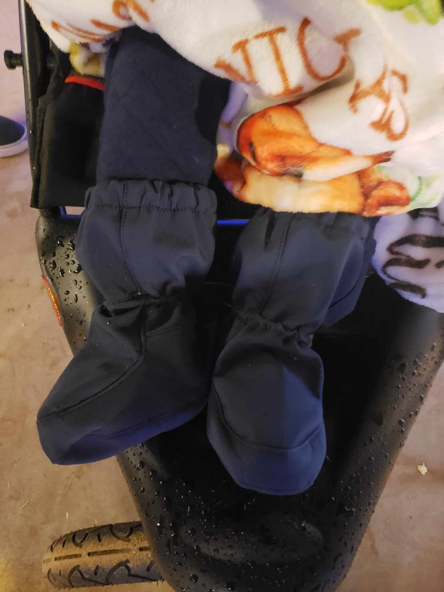 Babywearing Booties - Baby Allrounder Navy Mamalila at Little Zen One