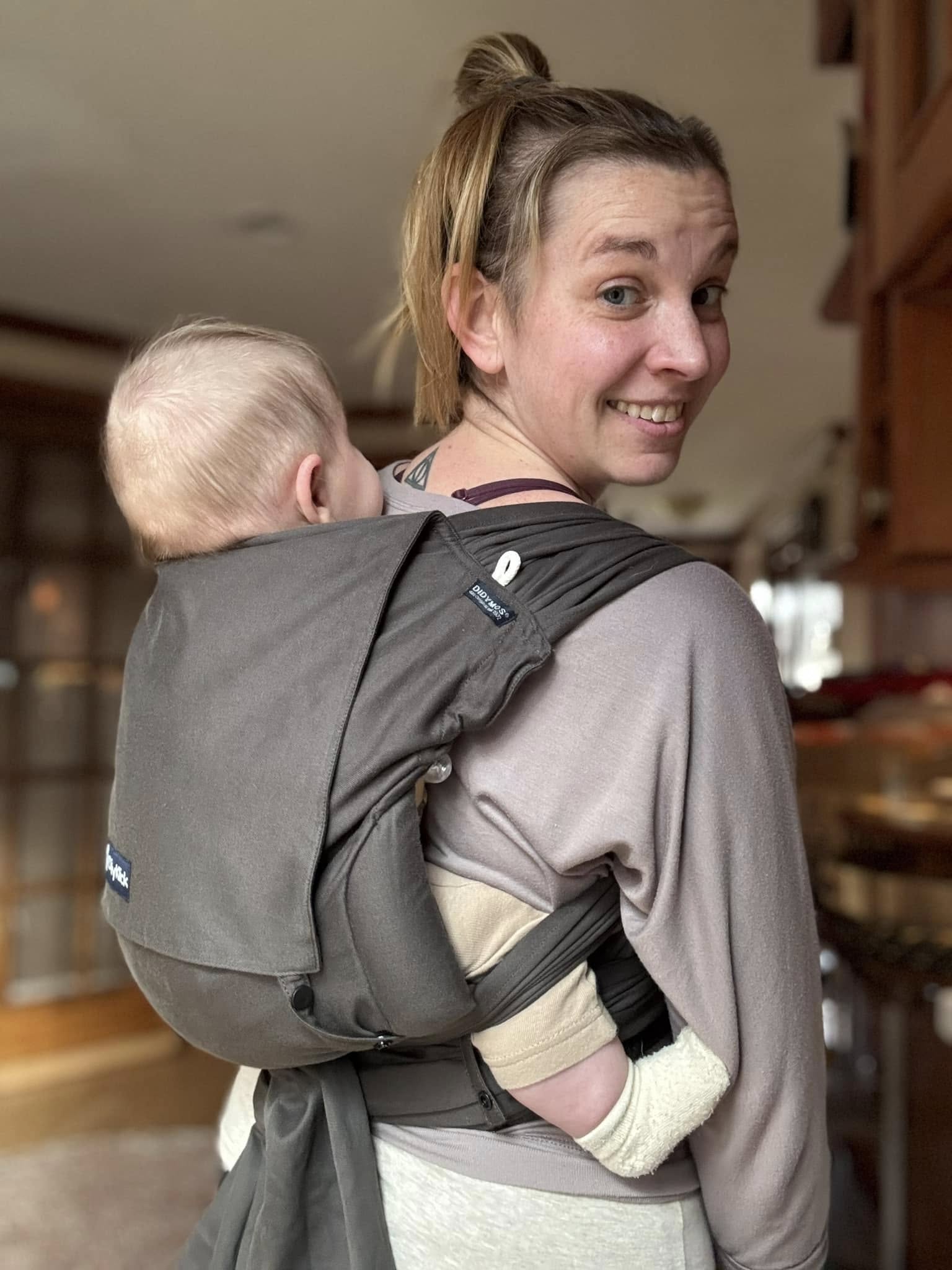 Mocca Toddler DidyKlick 4u Half Buckle by Didymos Didymos at Little Zen One