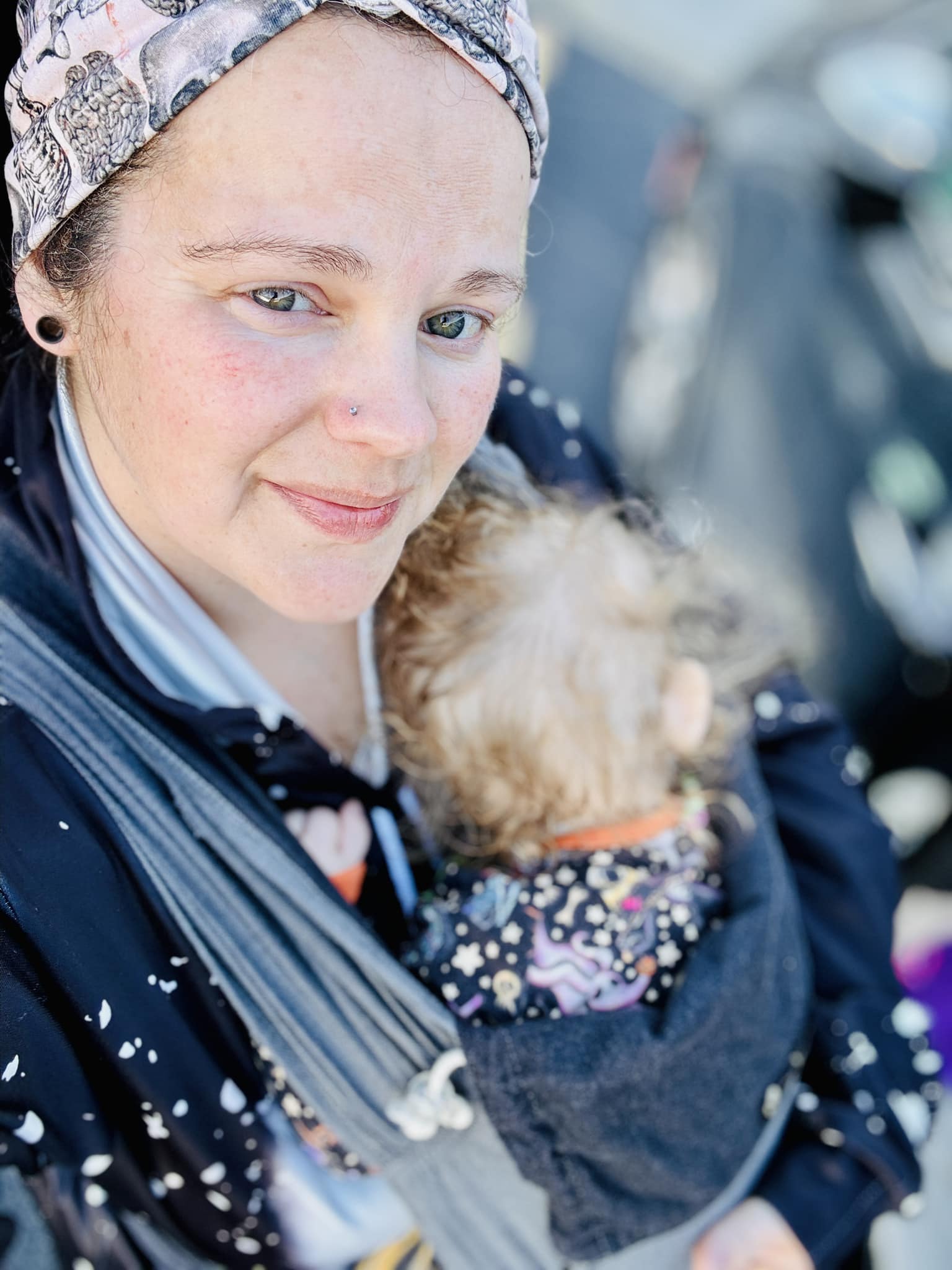 Doubleface Anthracite DidyKlick 4u Half Buckle by Didymos Didymos at Little Zen One