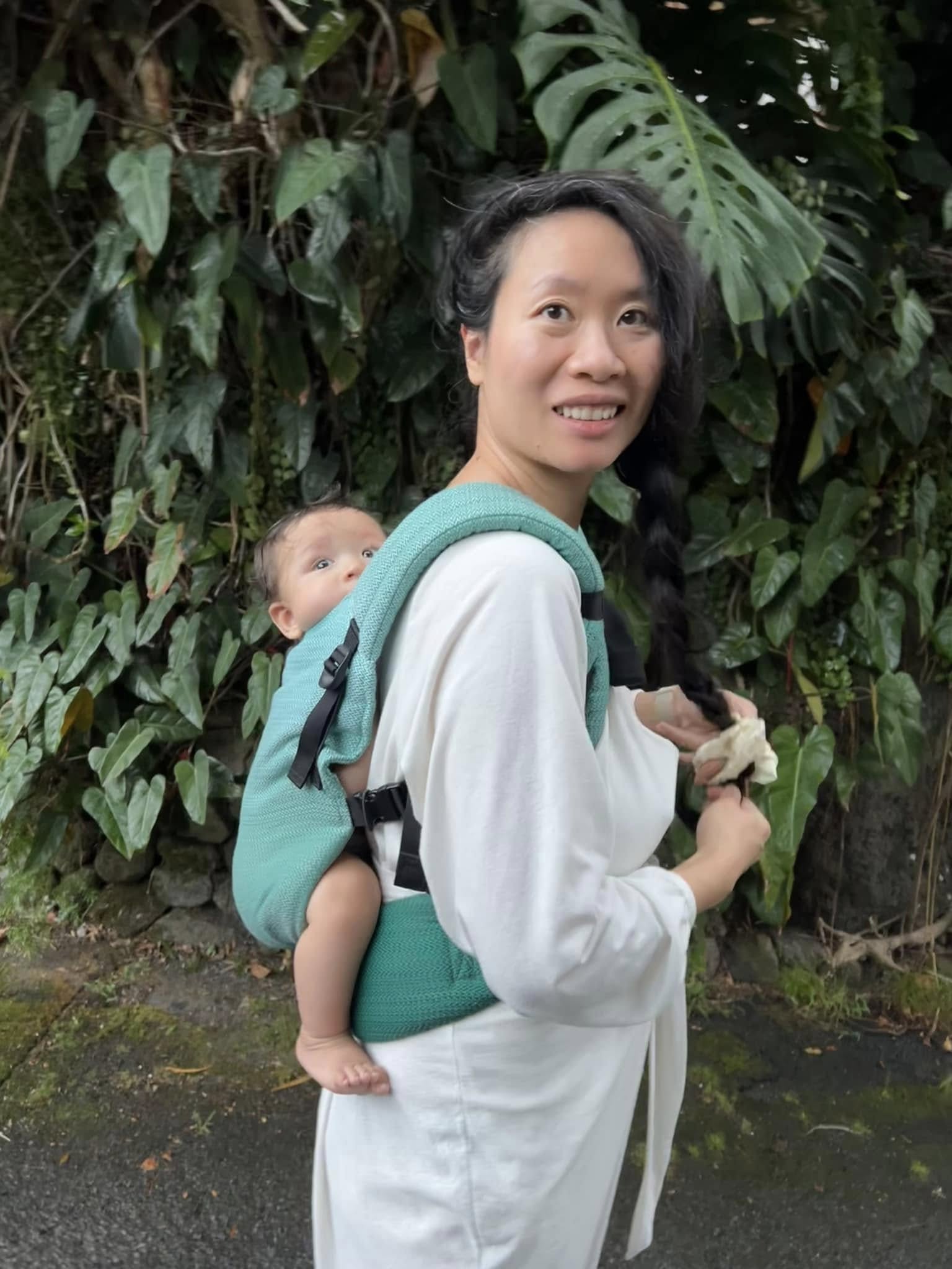 Ombre Green LennyLight Baby Carrier by LennyLamb LennyLamb at Little Zen One