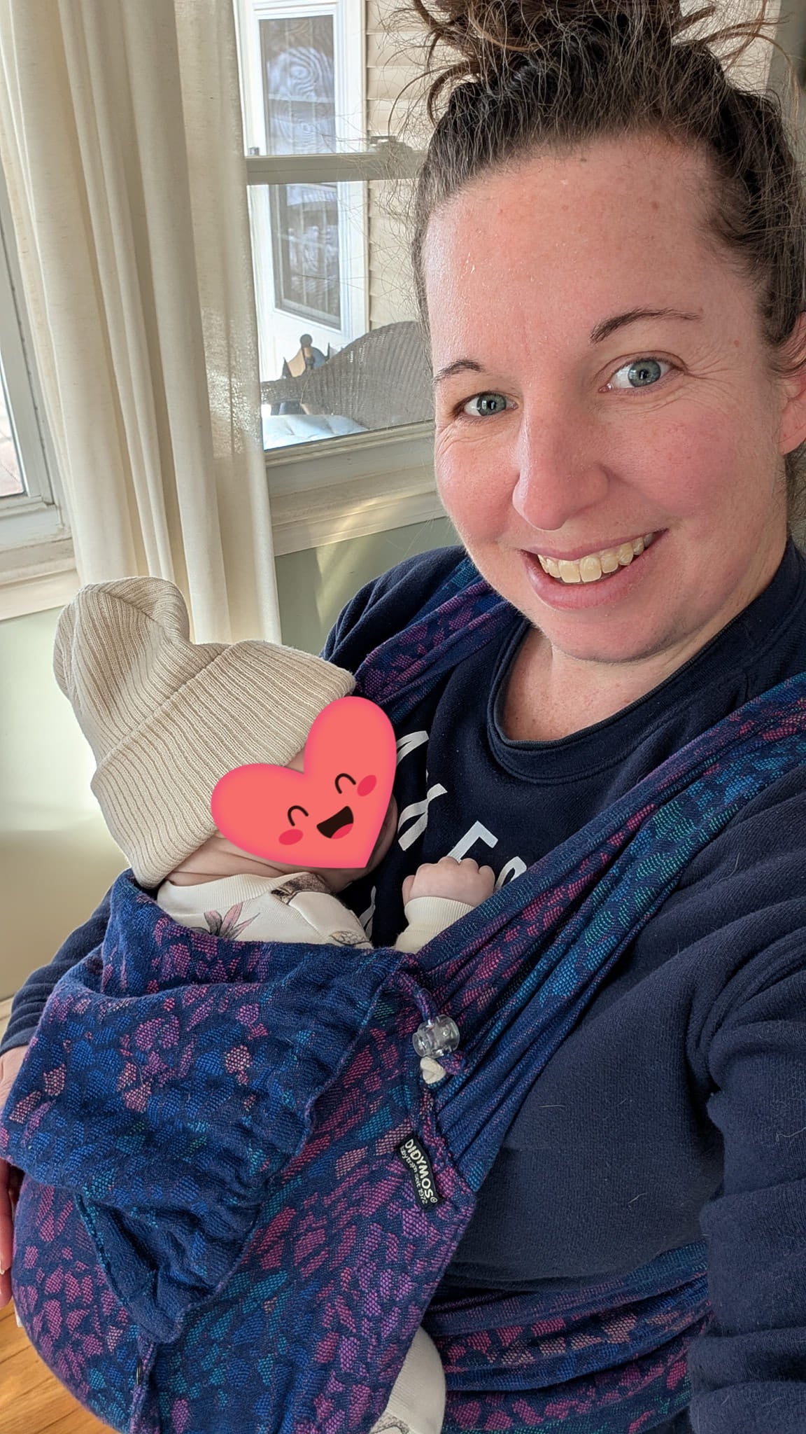 Mosaic Sparks in the Dark DidyKlick 4u Half Buckle by Didymos Didymos at Little Zen One