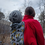 Angel Wings Babywearing Sweatshirt Raspberry Red Angel Wings at Little Zen One