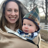 Babywearing Hoodie Jurassic Park Ice Desert by LennyLamb LennyLamb at Little Zen One