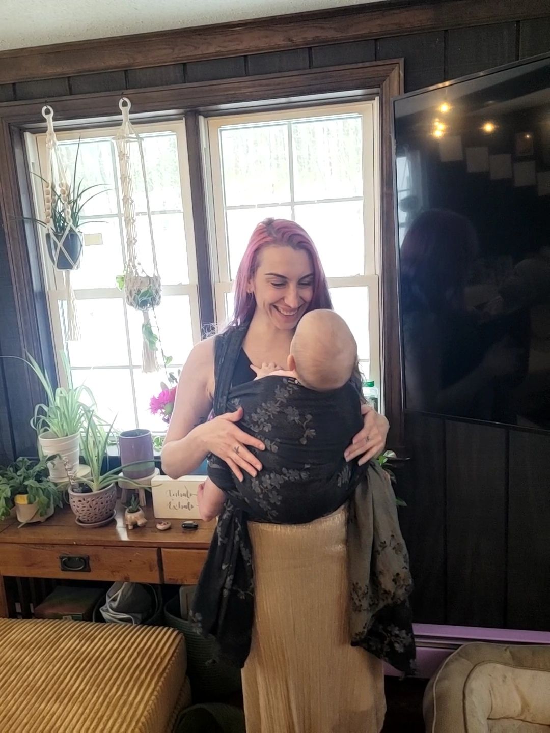 Blue Blossom Woven Wrap by Didymos Didymos at Little Zen One