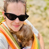 Alegria fusion de Oro Woven Wrap by Girasol Girasol at Little Zen One