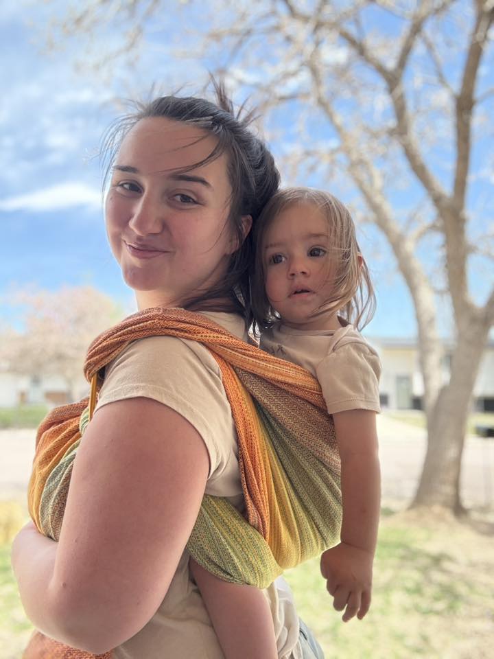 Free Elf fusion d'oro Double Weft Ring Sling by Girasol Girasol at Little Zen One