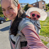 Silver Toddler Didyklick 4u Half Buckle by Didymos Didymos at Little Zen One