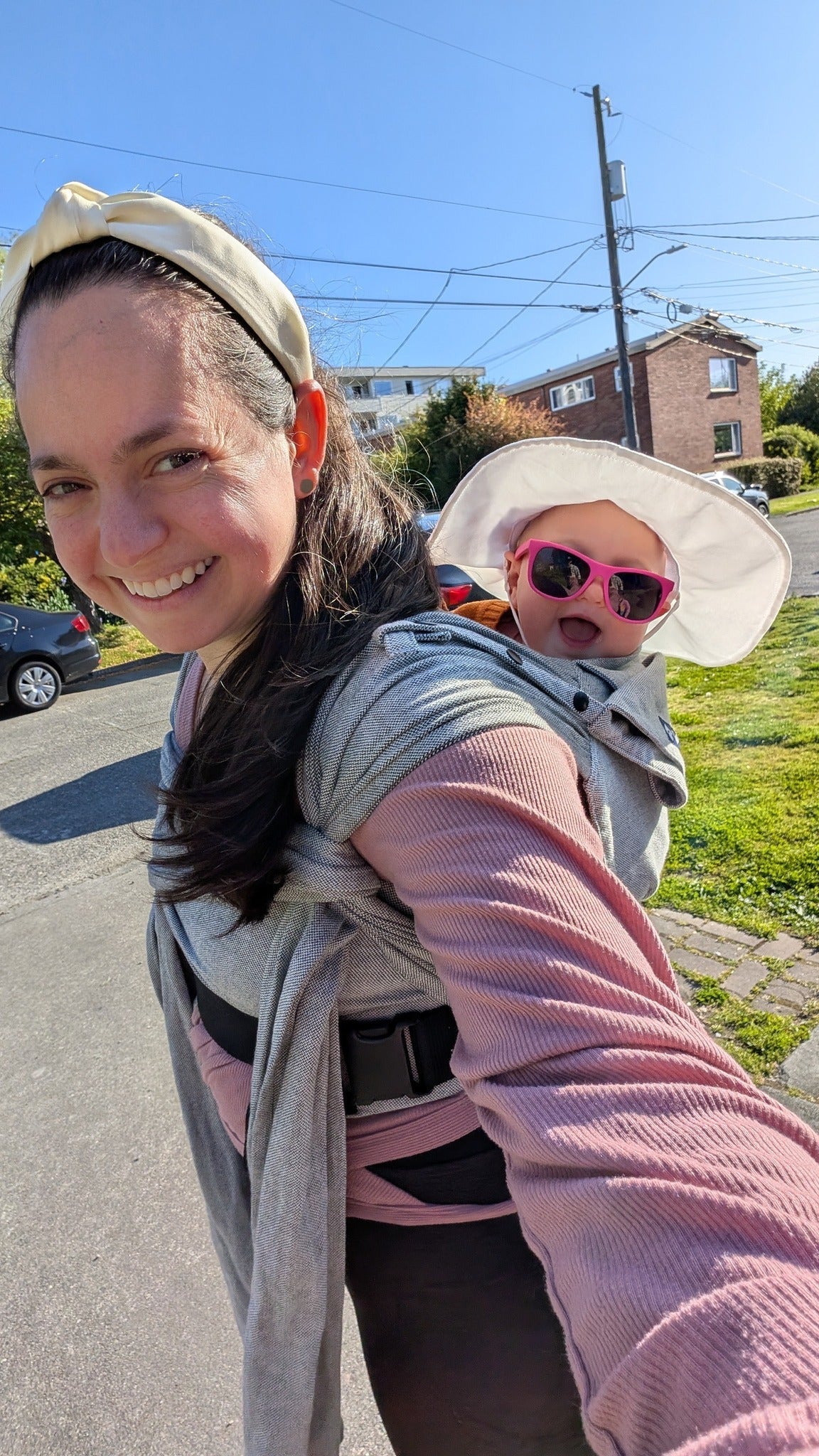 Silver Toddler Didyklick 4u Half Buckle by Didymos Didymos at Little Zen One