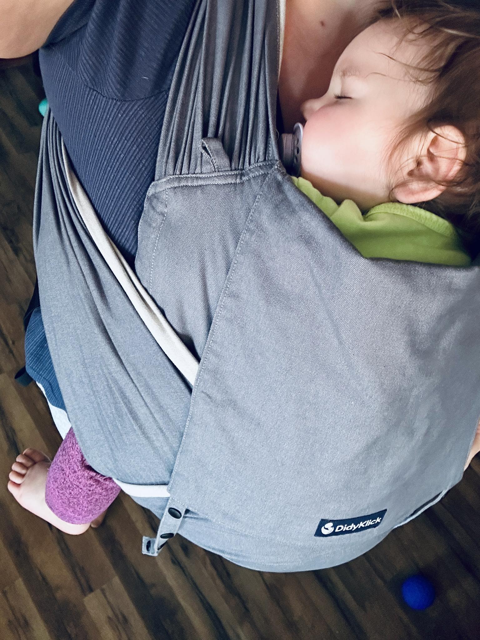 Graphite DidyKlick 4u Half Buckle by Didymos Didymos at Little Zen One