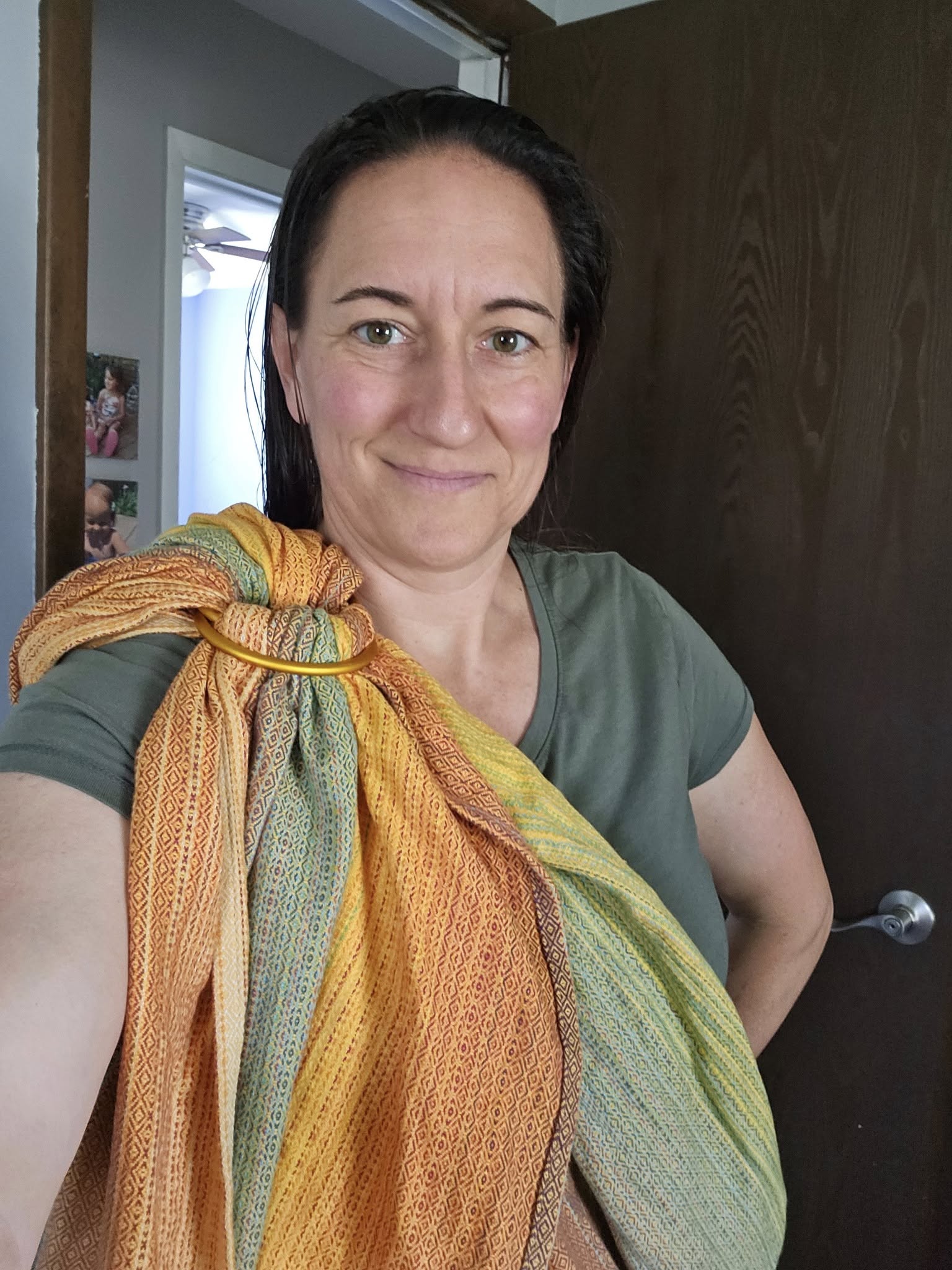 Free Elf fusion d'oro Double Weft Ring Sling by Girasol Girasol at Little Zen One