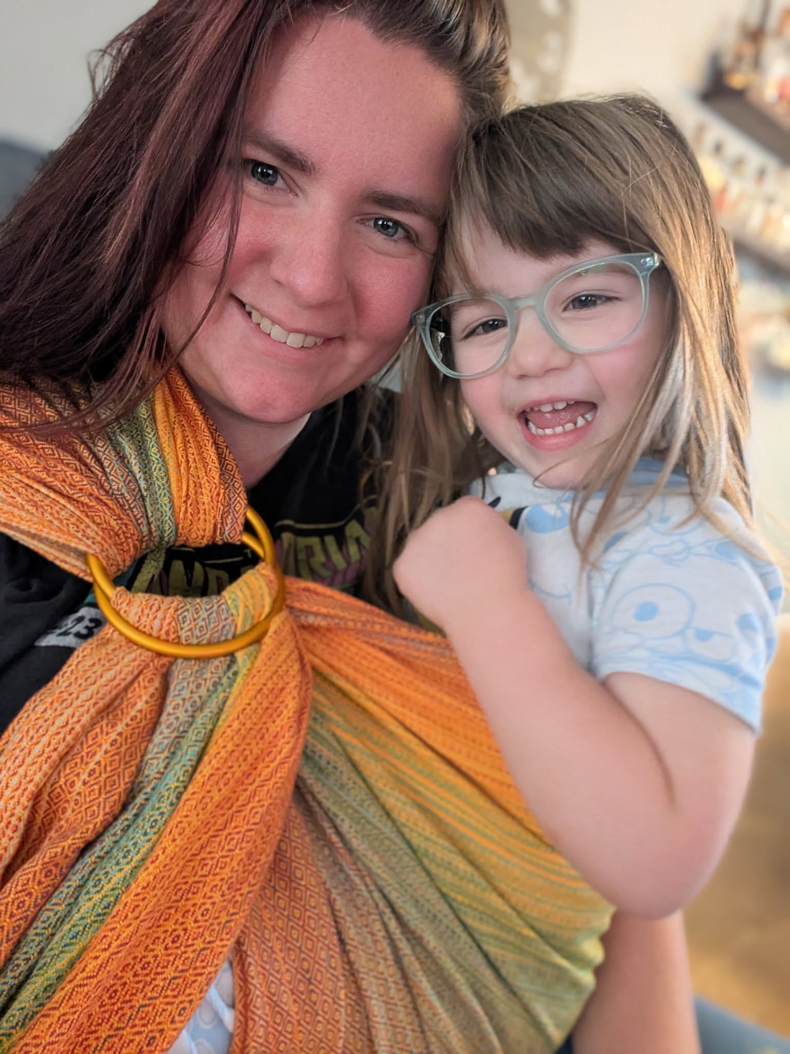 Free Elf fusion d'oro Double Weft Ring Sling by Girasol Girasol at Little Zen One