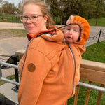 Angel Wings Babywearing Hoodie Cinnamon Angel Wings at Little Zen One