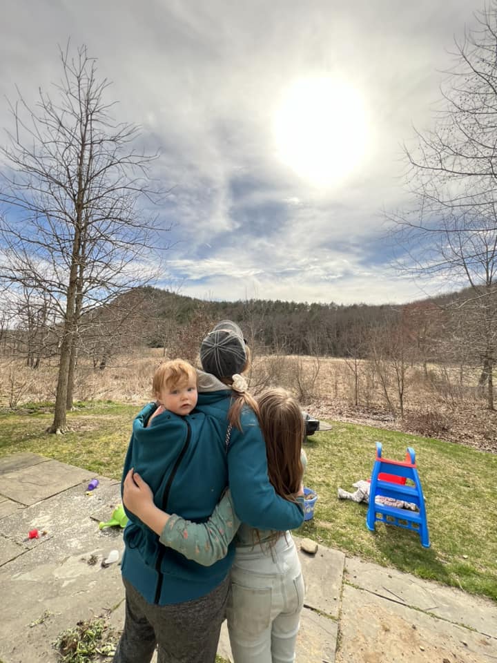 Angel Wings Babywearing Sweatshirt Teal Angel Wings at Little Zen One