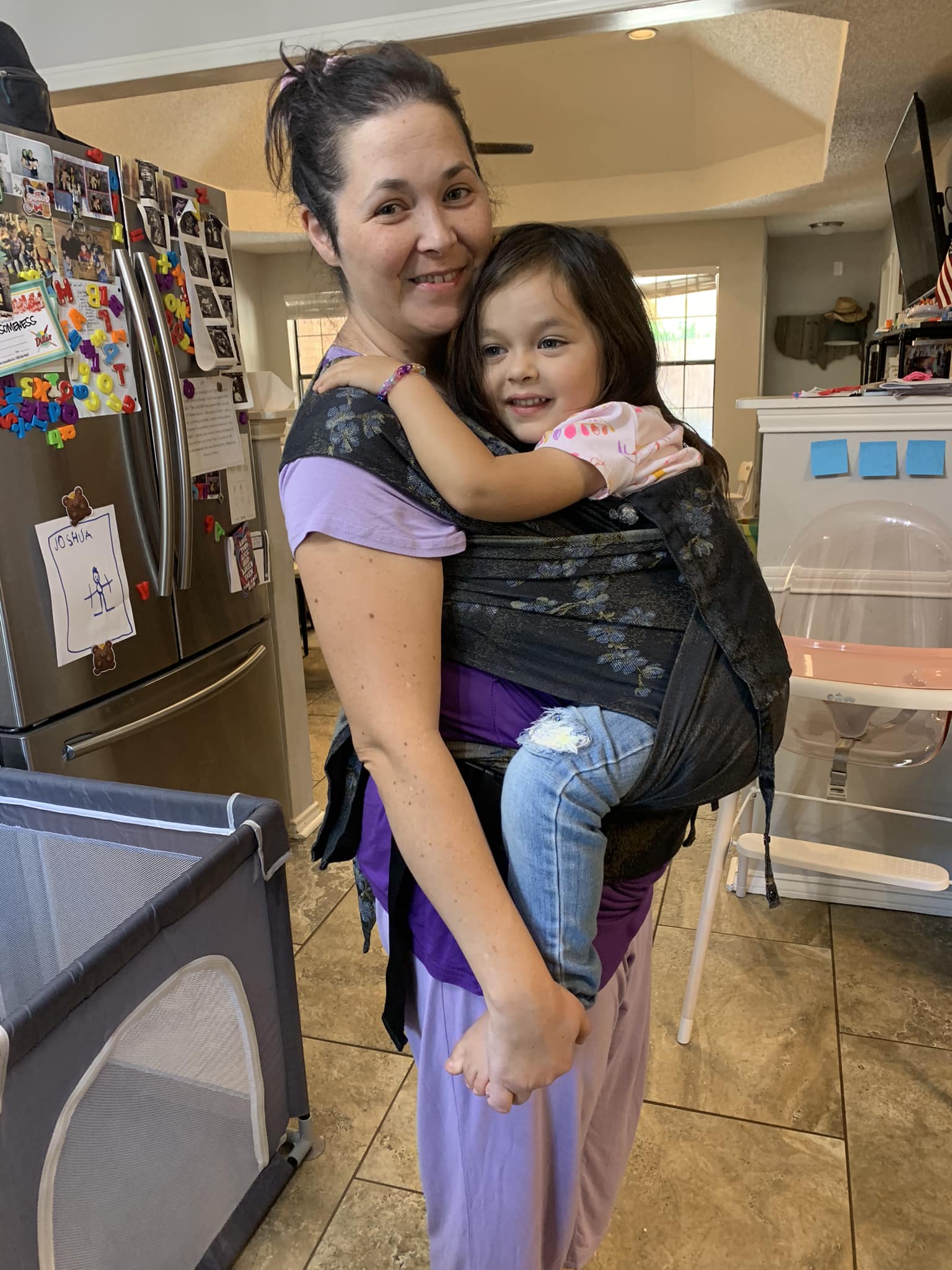Blue Blossom DidyKlick 4u Half Buckle by Didymos Didymos at Little Zen One