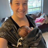 Blue Blossom DidyKlick 4u Half Buckle by Didymos Didymos at Little Zen One