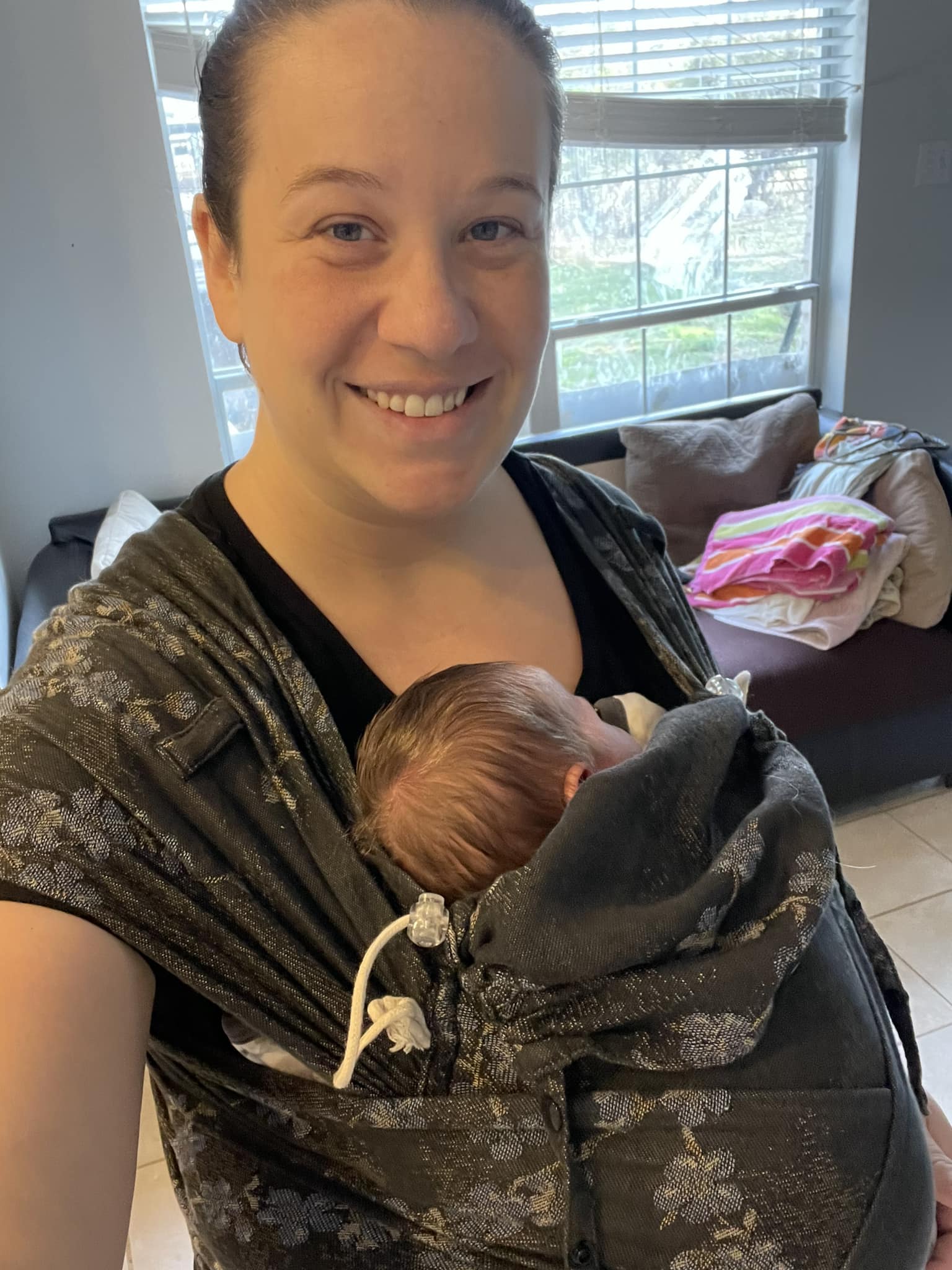 Blue Blossom DidyKlick 4u Half Buckle by Didymos Didymos at Little Zen One